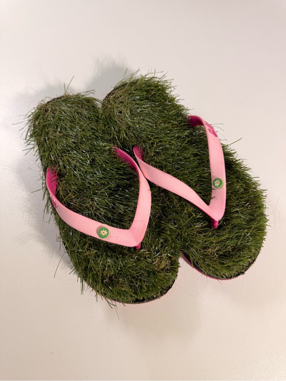 gff Grass flip flops - Pink